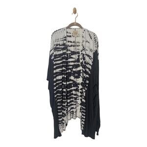 Chaser Revolve Boho Long Tie‎ Dye Open Kimono Duster Kaftan Wrap Cover Up M/L Xl